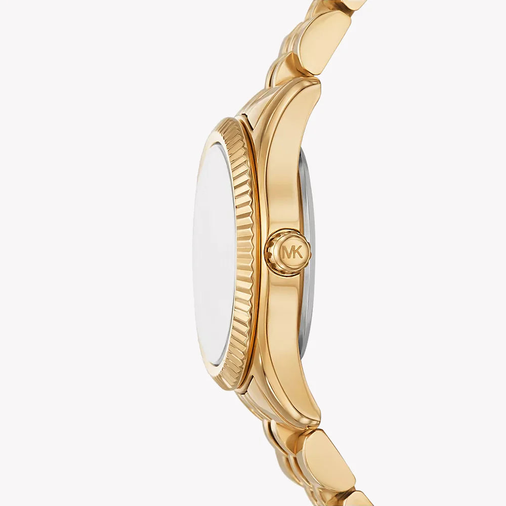 Michael Kors
Petite montre Lexington dorée à pierres pavées