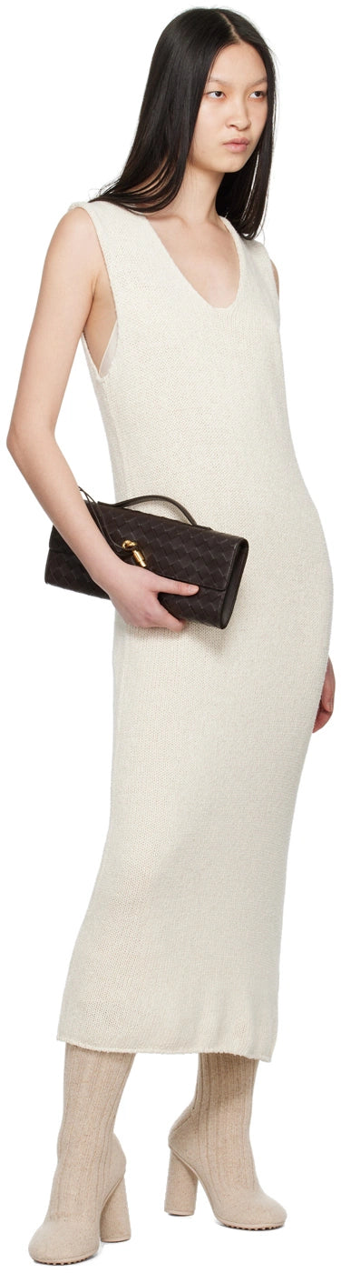 Bottega Veneta pochette longue marron Andiamo