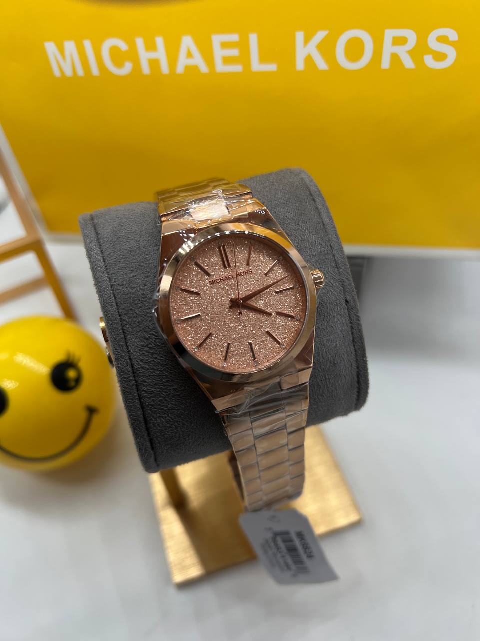Michael Kors Montre Channing couleur or rose