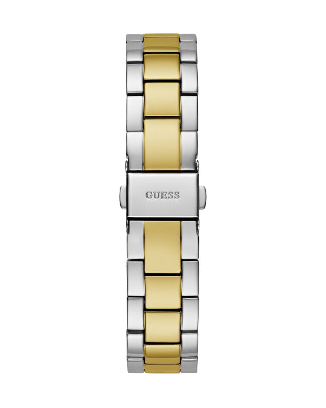 Montre Gûess Mist analogique à cadran vert et bracelet en acier bicolore pour femme - GW0723L1