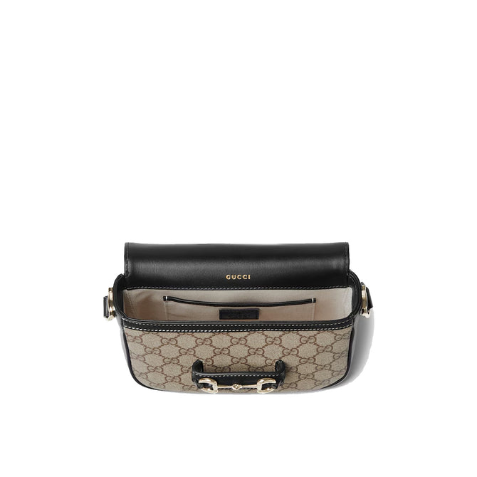 GG Sac bandoulière souple GG Horsebit 1955, petit modèle