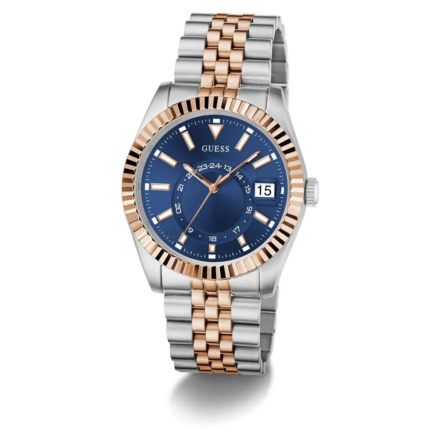 Montre homme GUESS Jaden. Montre en acier inoxydable argenté GW0977G5