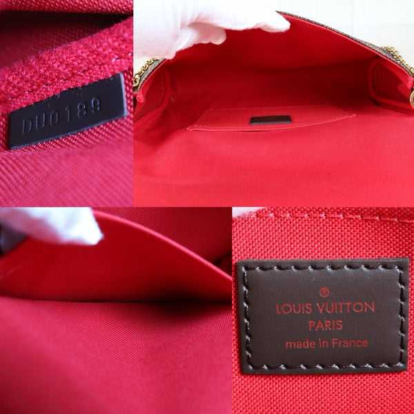 LV Sac à épaule Damier Favorite MM de Louis Vuitton Damier ebène