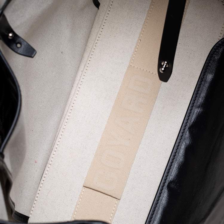 Goyard Goyard Cabas Bellechasse PM en toile enduite Goyardine noire