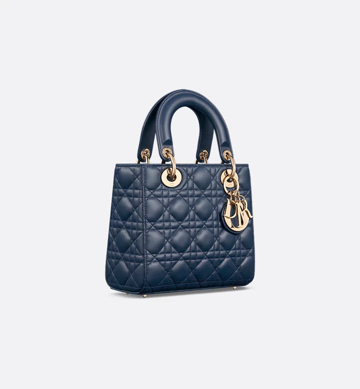 Sac Ladÿ Diôr My ABCDiôr Small
d'agneau Cannage bleu océan