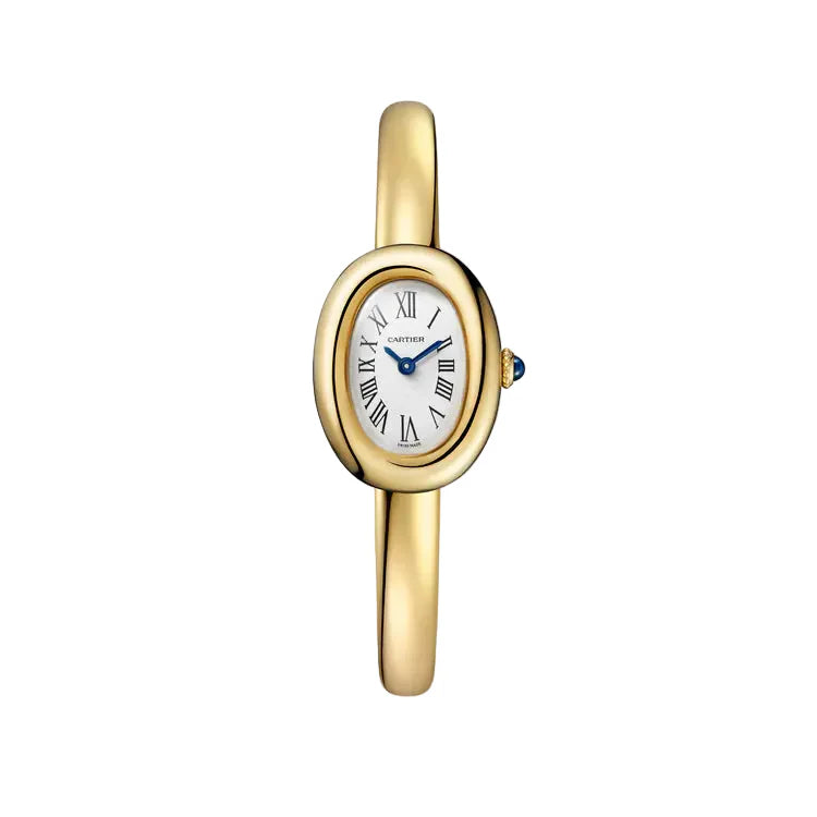 Montre Cartier Baignoire Mini modèle, taille 17, mouvement quartz, or jaune