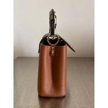 LV Sac à main Capucines
Marron