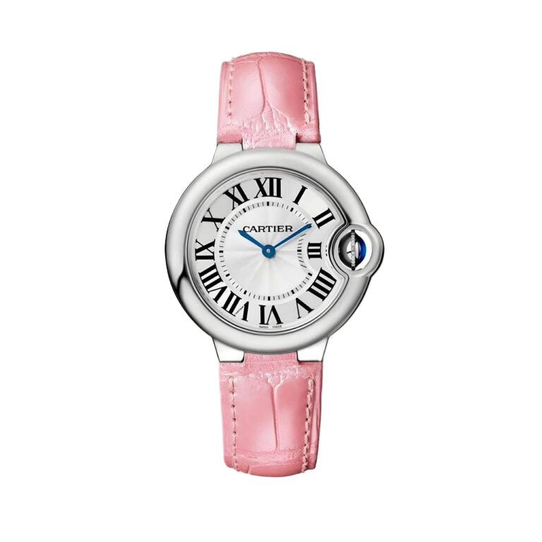 Cartier Women's WSBB0002 Ballon Bleu Pink Leather Watch