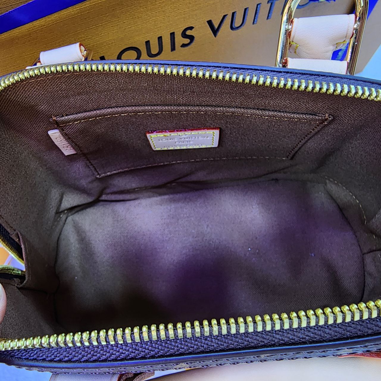 LV Sac - Alma BB en cuir