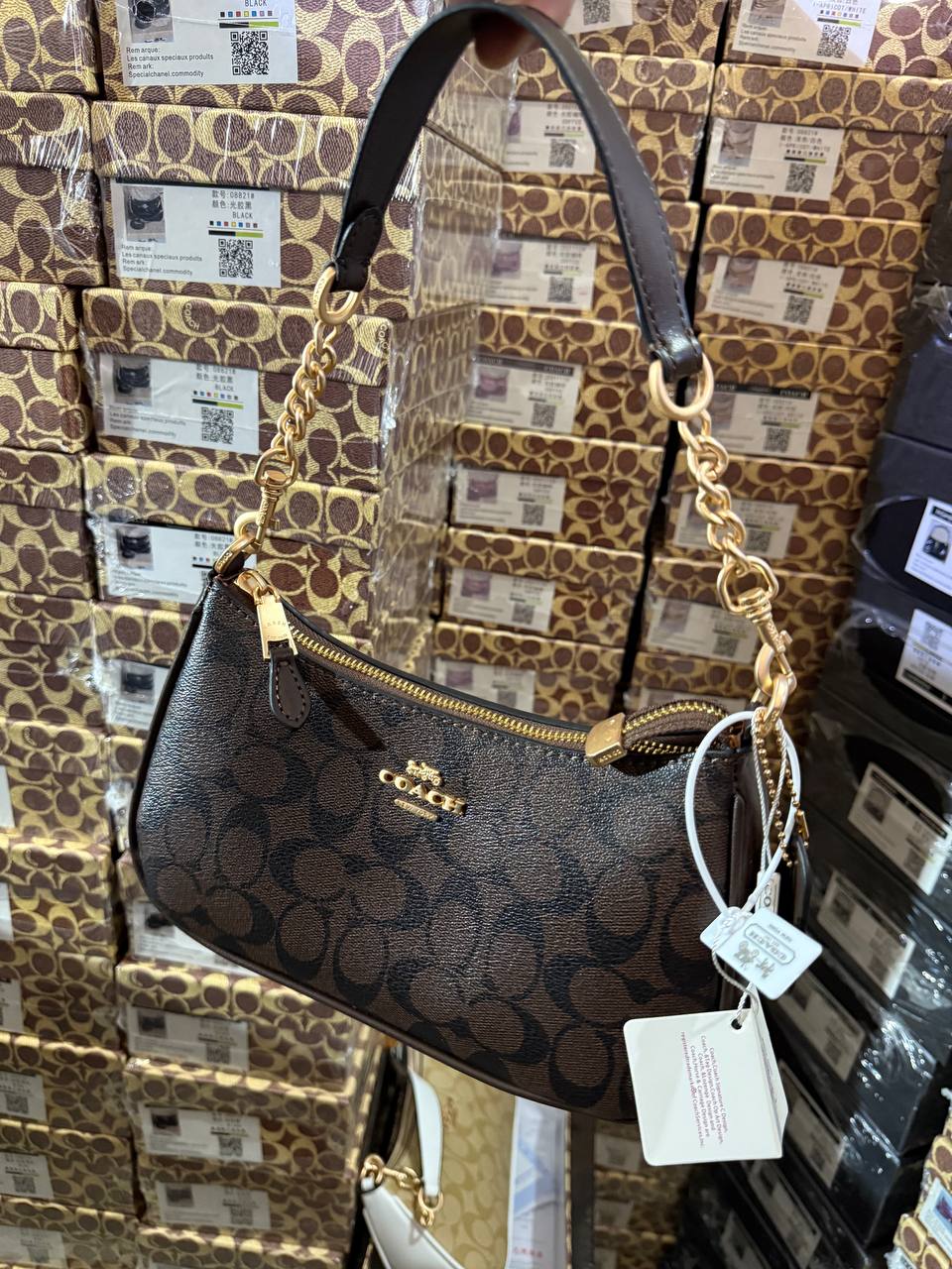 Co@ch Sac épaule Teri en toile exclusive