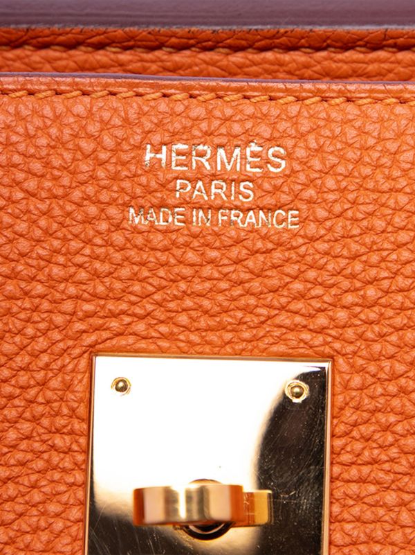 HRMS BIRKIN 35 LEATHER HANDBAG