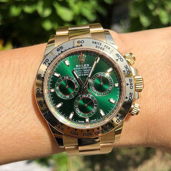 Montre Daytona Cosmographe Fond Vert Pour homme