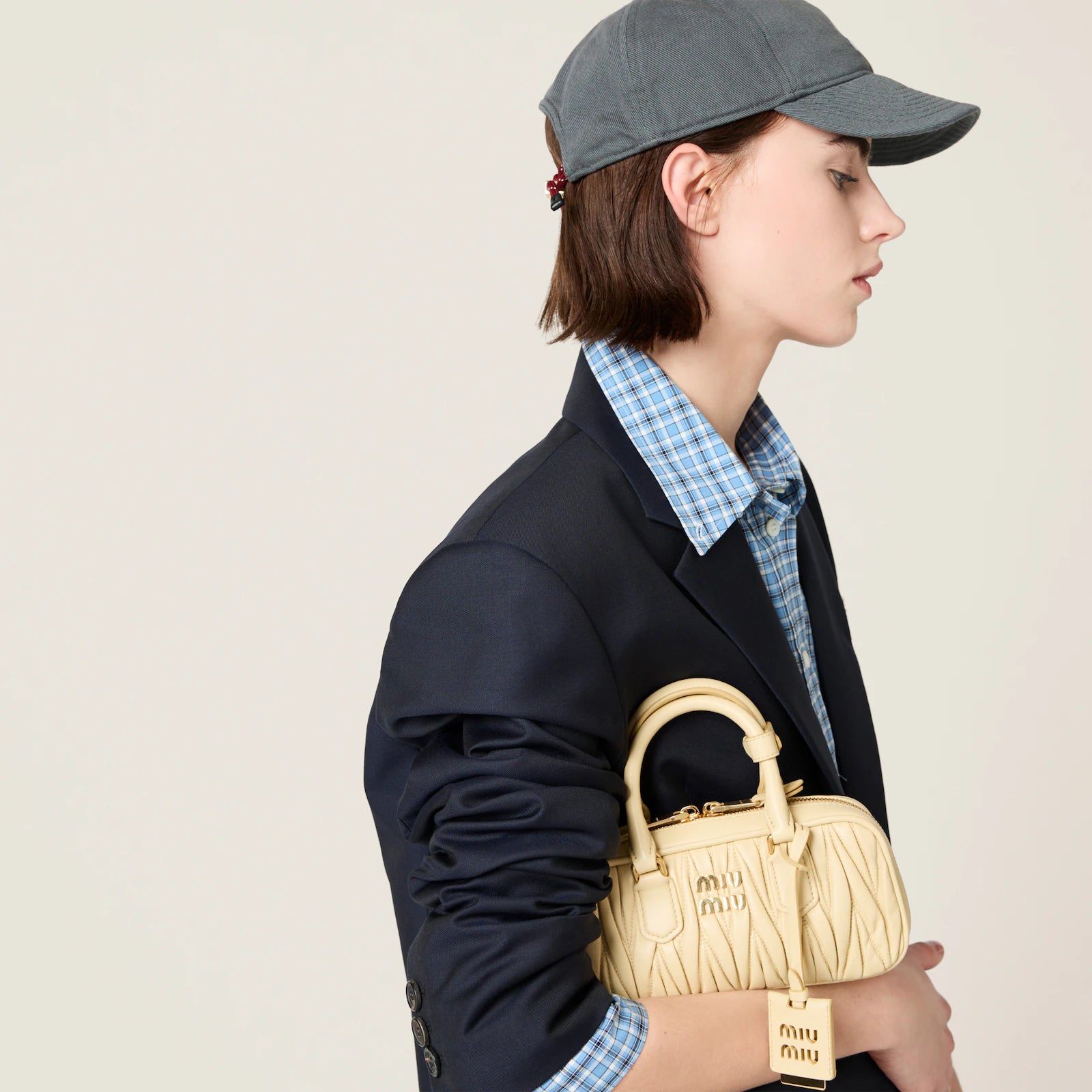MIÛ MIÜ Mini sac Arcadie nappa matelassé