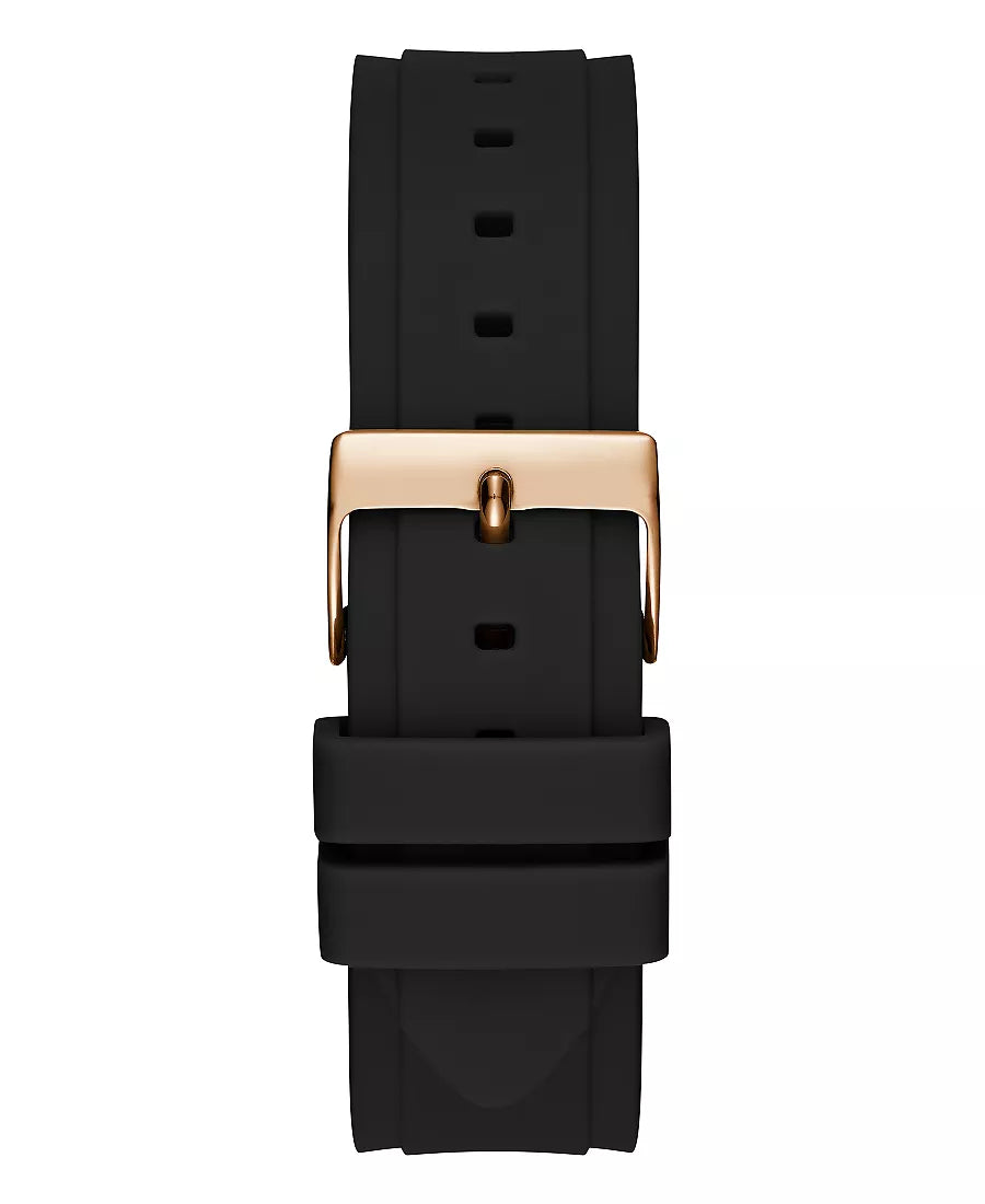 Guess Multi-function Black Silicone Watch 39mm