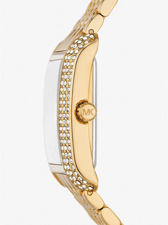 Montre Michael Kors Emery à trois aiguilles en acier inoxydable doré