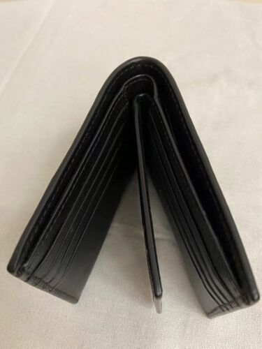 Co@ch portefeuille pliant gaufré Coach F75371 homme compact