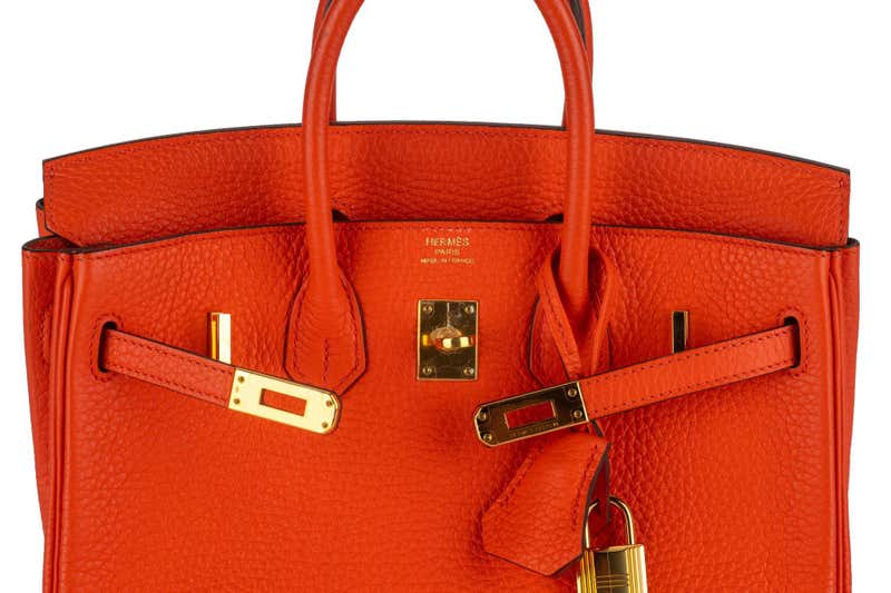 HRMS Birkin 25 Few Togo Gold Hardware