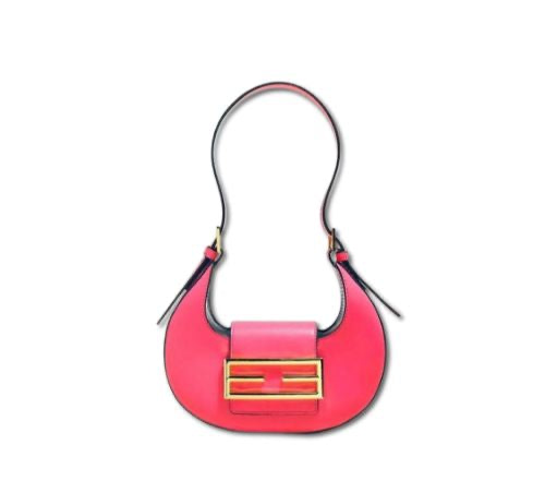 FÊNDÏ Mini Sac À Bandoulière En Rose