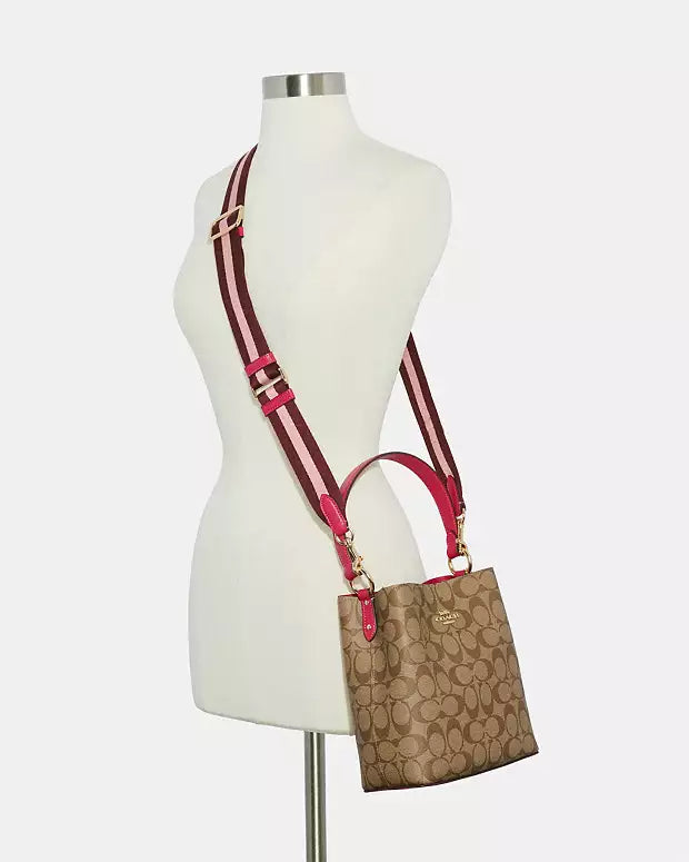 Co@ch Petit Sac Seau Town En Toile Signature