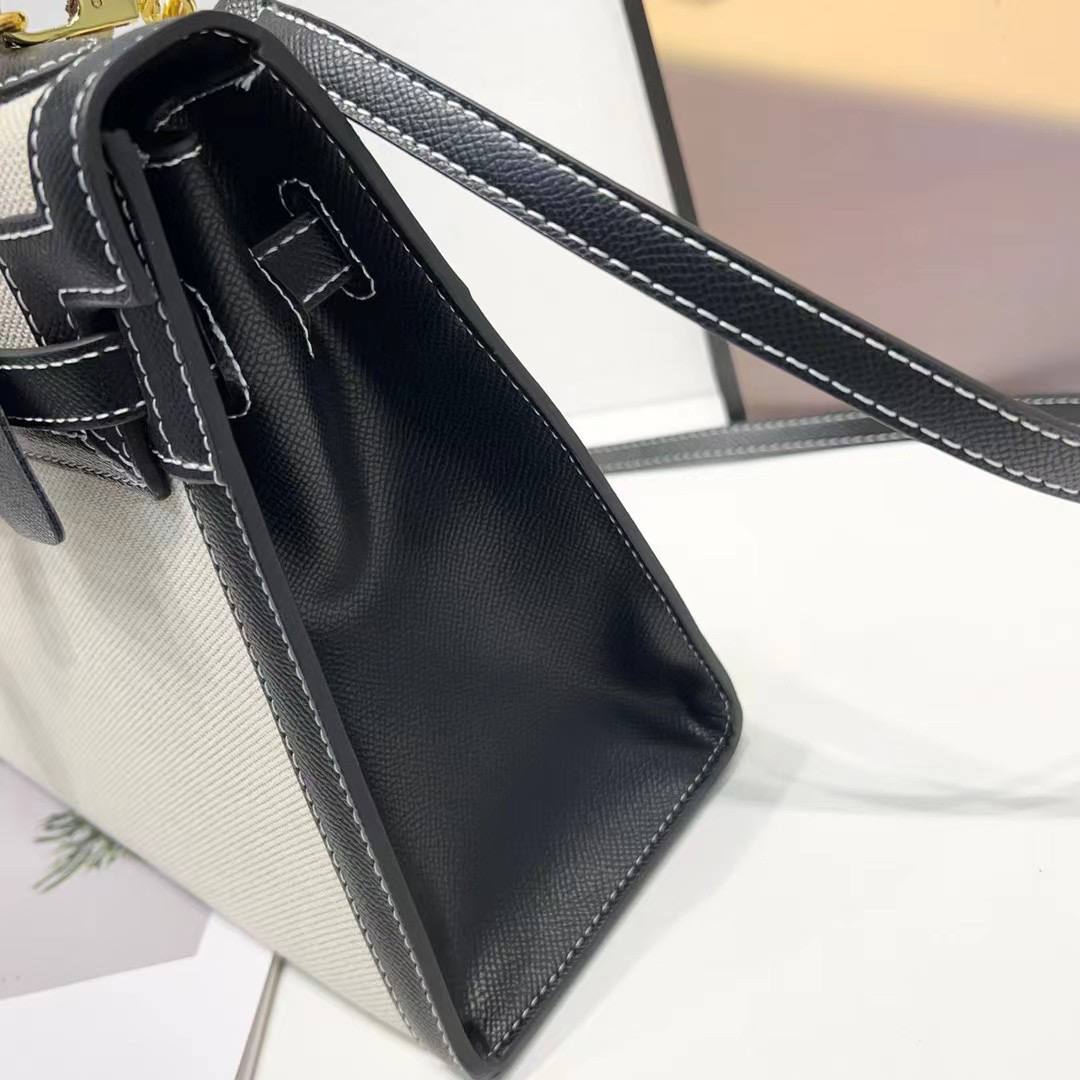 HRMS Sacs à main en toile noirs