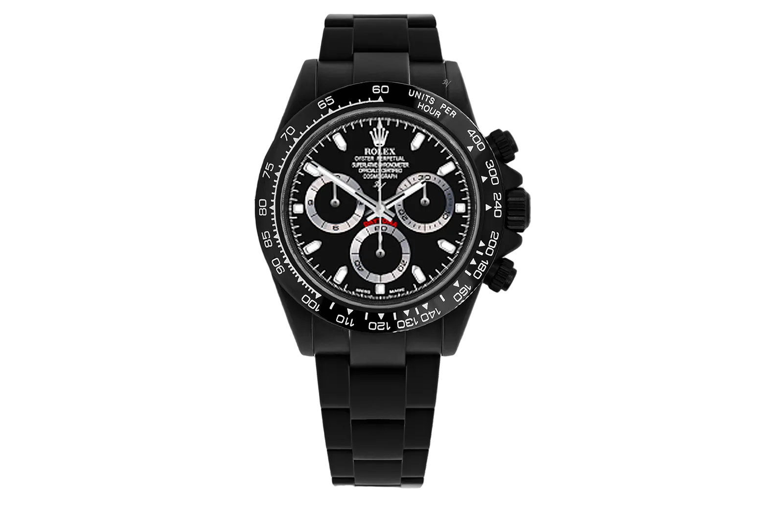 Montre Rolex Oyster Perpetual Cosmograph Daytona revêtement PVD/DLC noir 116520