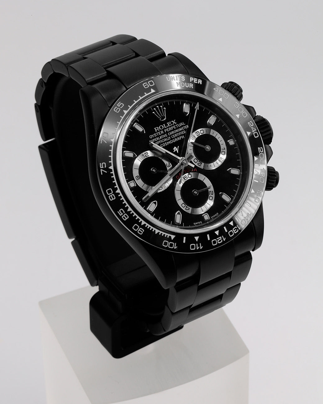 Montre Rolex Oyster Perpetual Cosmograph Daytona revêtement PVD/DLC noir 116520