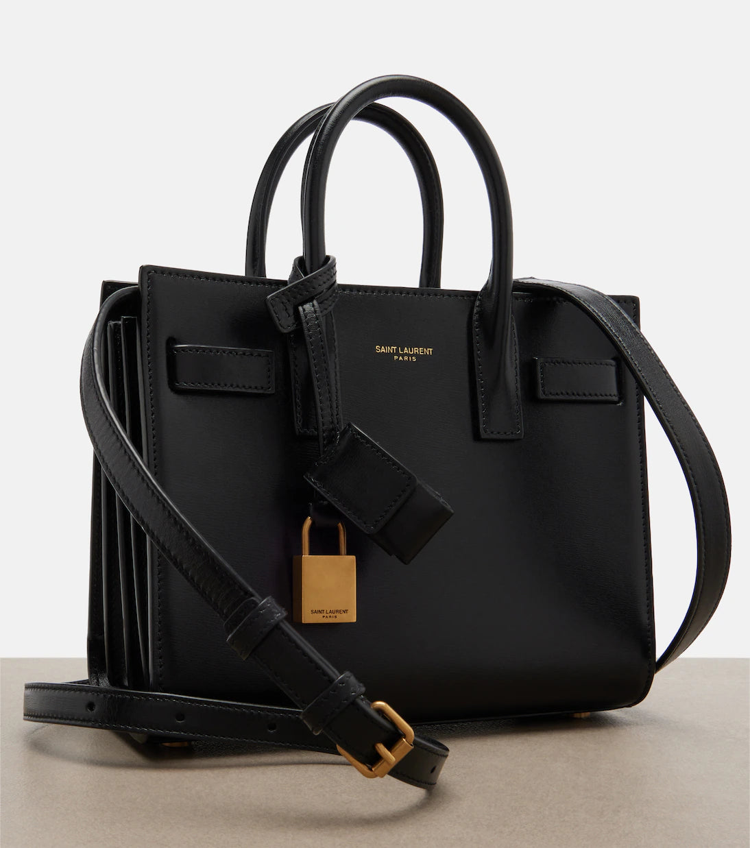 Saint Laurent Bolso Sac De Jour Nano de piel En cuir