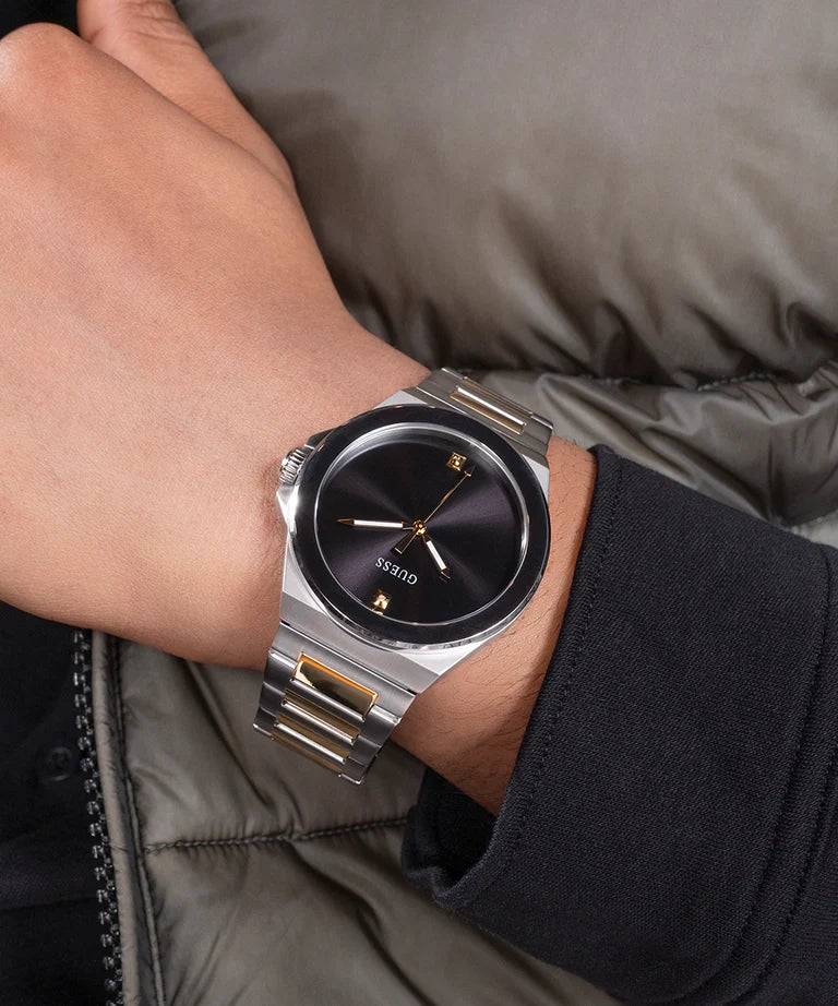 Montre analogique pour homme GUESS en vinyle GW0833G3