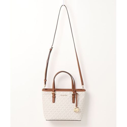 MK Sac MK Jet Set Travel Saffiano Leather - Vanilla beige