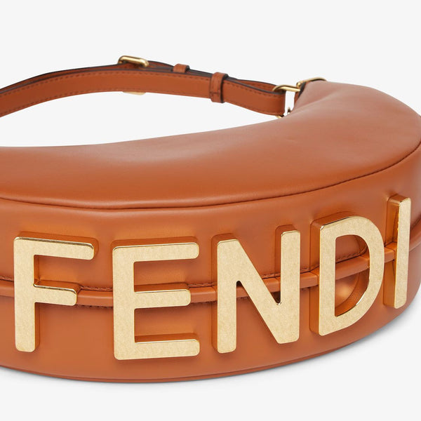 Fêndï graphy Small Sac marron