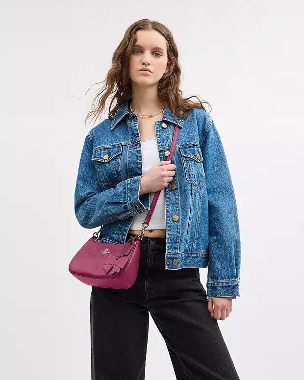 Co@ch Sac à porté-épaule Teri avec breloque boucle