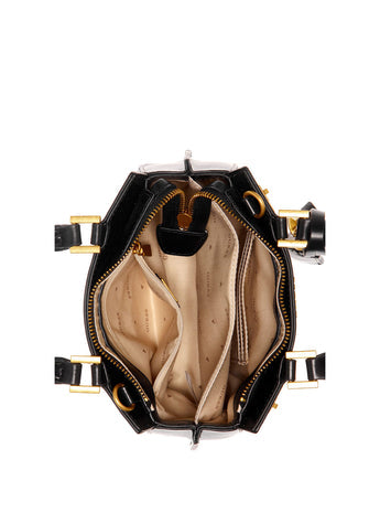 Gûess Mini sac cartable Katey à fleurs noires