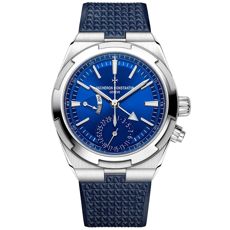Overseas Dual Time 41mm Blue Dial Men's Automatic Bracelet Watch