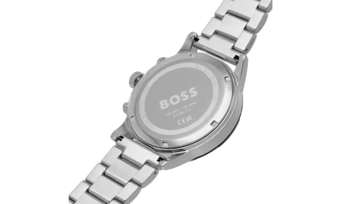 Montre Hugo Boss 1514032 Solgrade en Acier Inoxydable et Cadran Noir