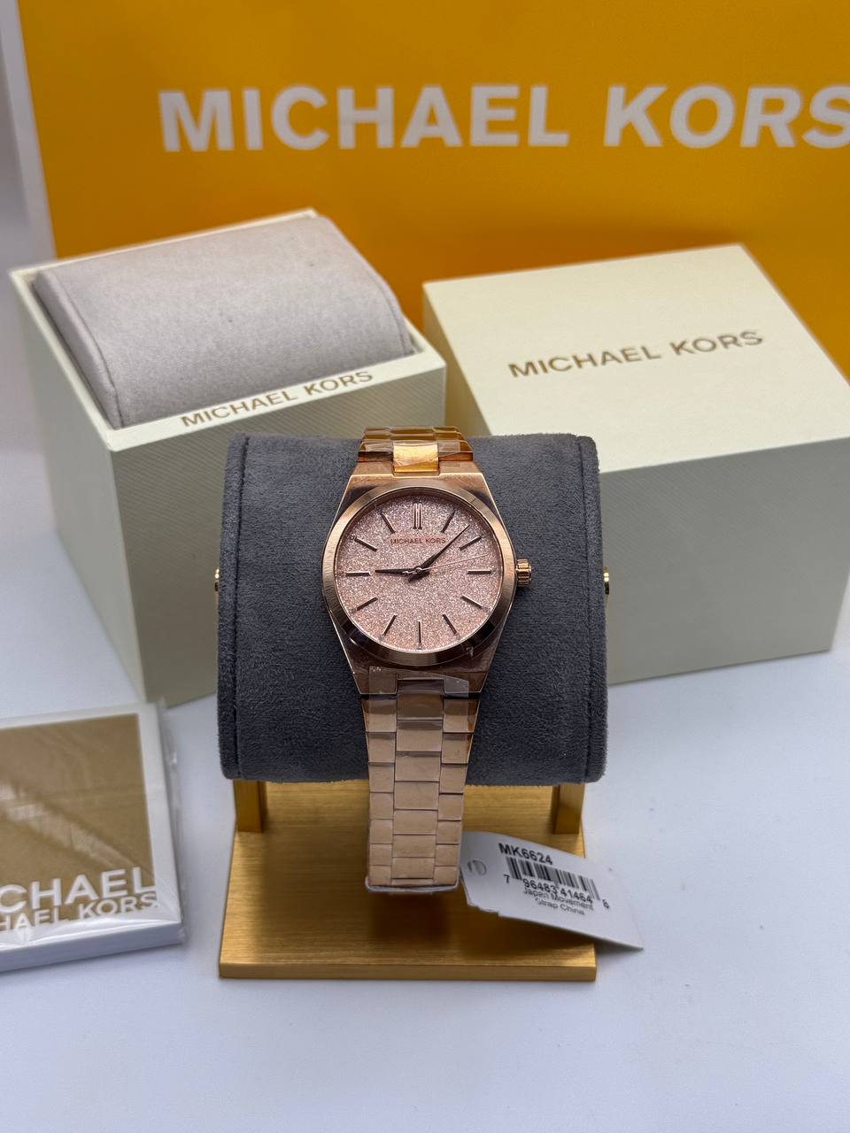 MK Montre Channing Or rose