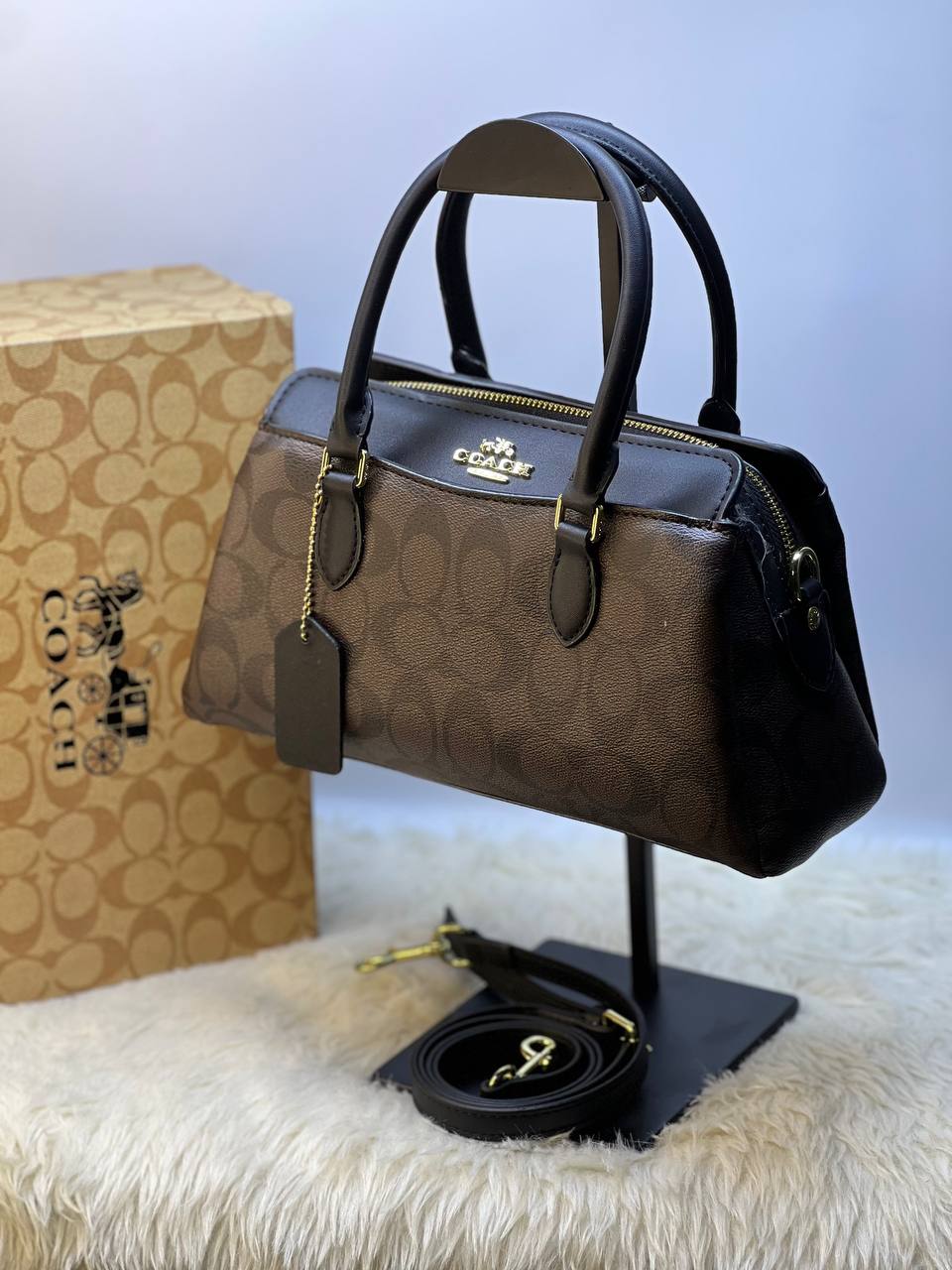 Co@ch Mini Fourre Tout Darcie En Toile Signature