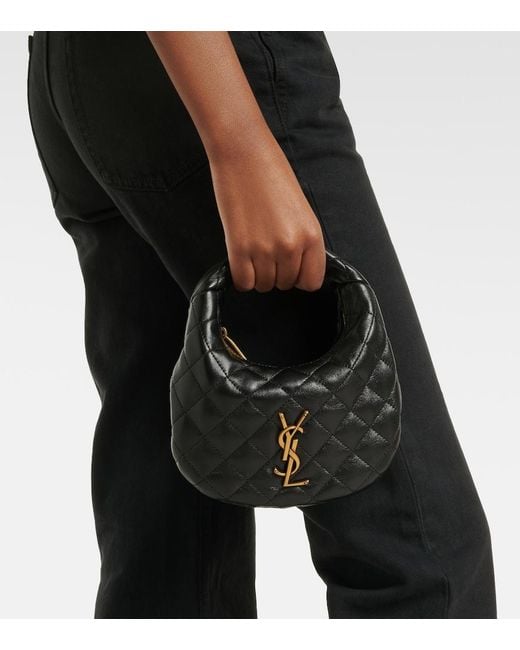 Saint Laurent Sac Icarino Mini En Cuir Matelasse femme de coloris
