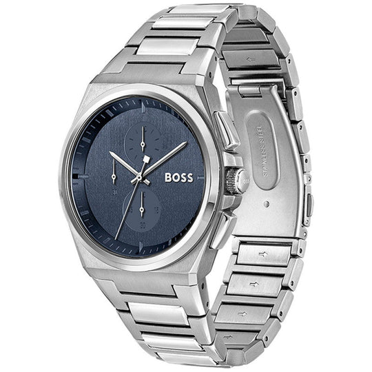 Montre BÔSS Homme Steer Chrono en Acier 1514048