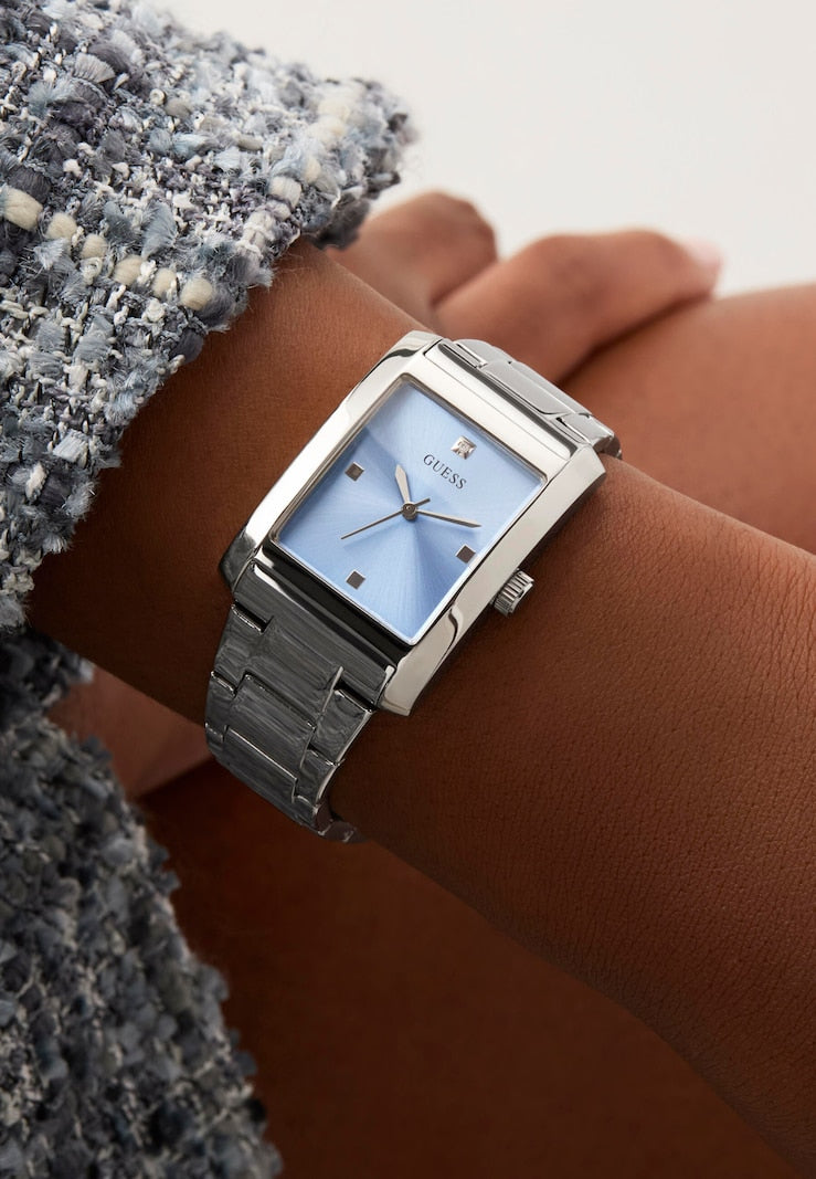 Guess Silver-Tone Analog Watch