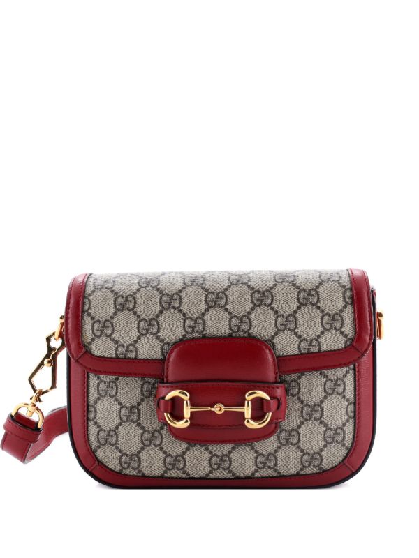 GG Sac bandoulière souple petit modèle Horsebit 1955