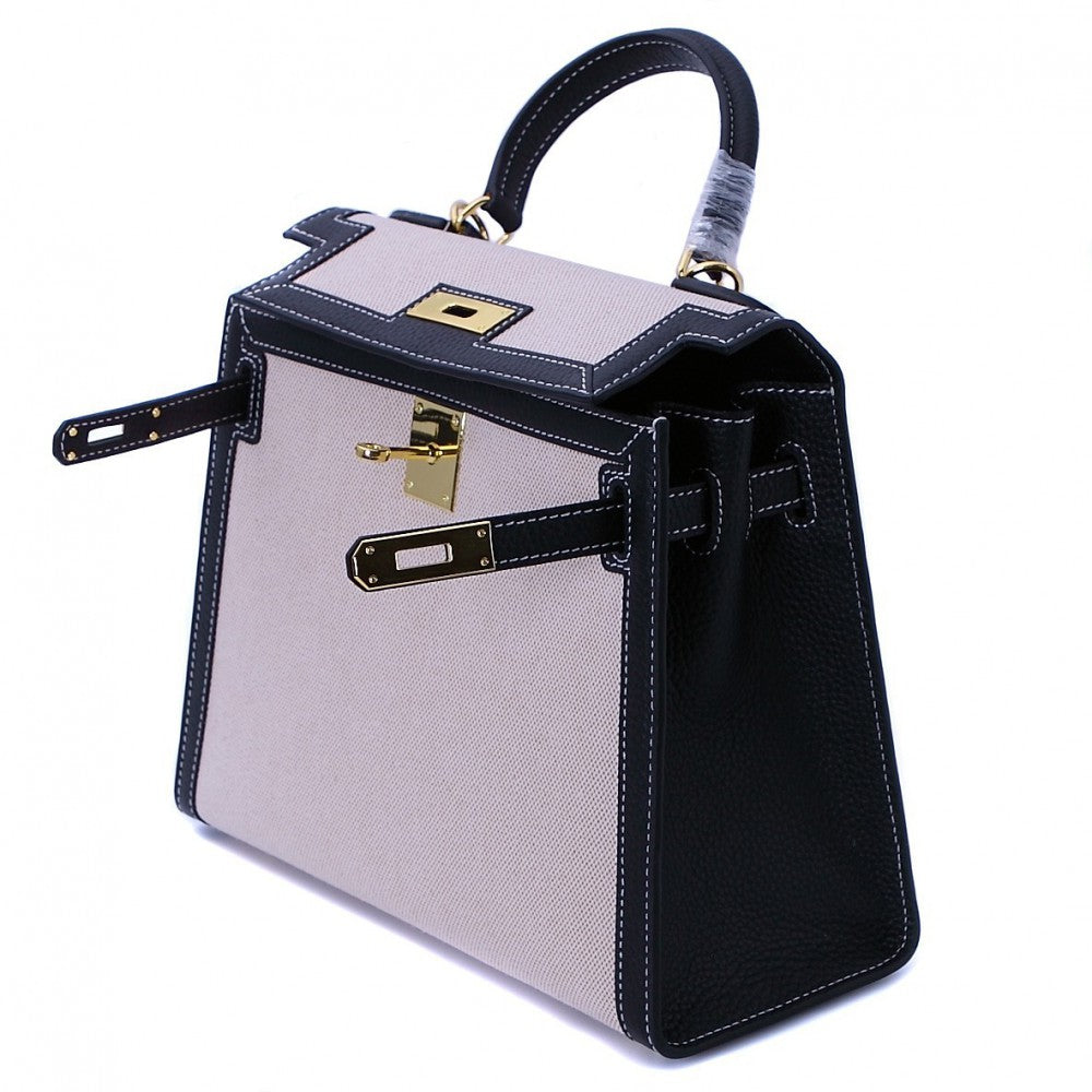 HRMS Sacs à main en toile noirs