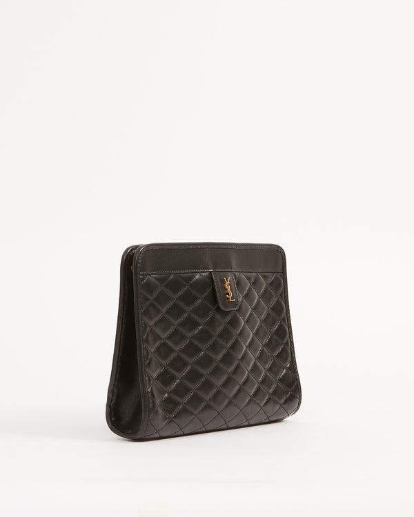 S@int L@urent
Black Quilted Logo Victoire Shoulder Bag