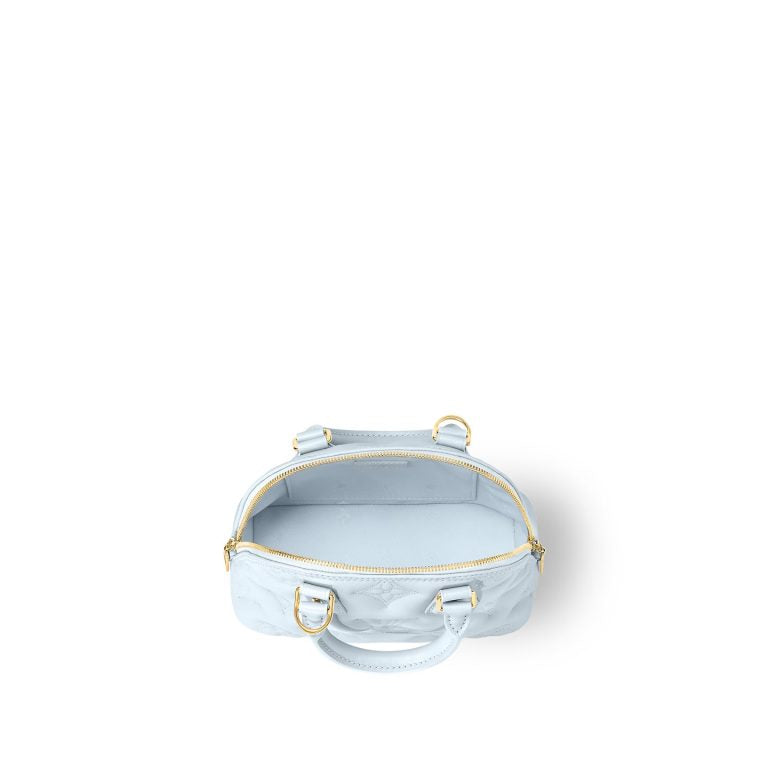 LV Alma BB Matelassé Bleu Glacier