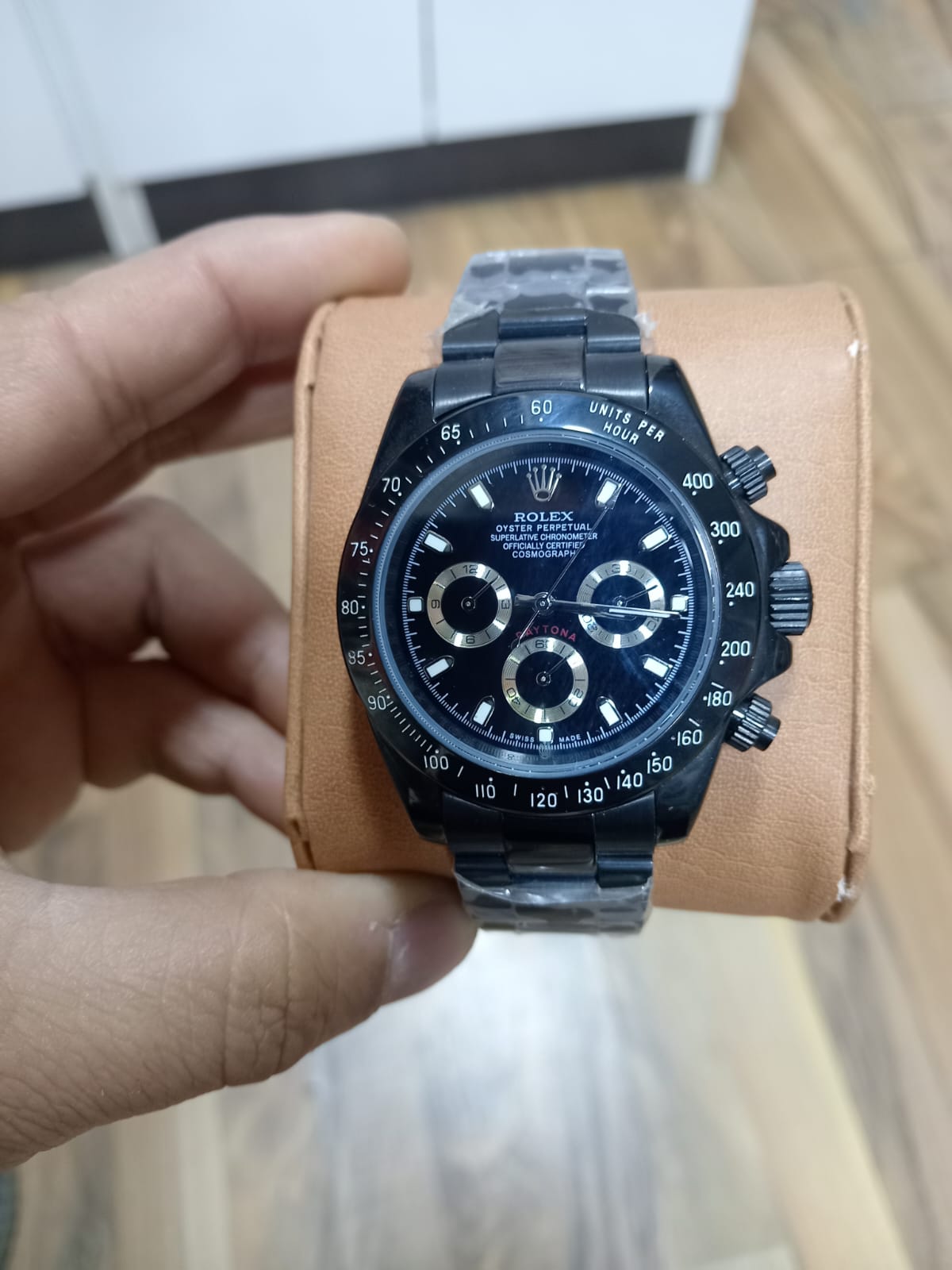 Montre Rolex Oyster Perpetual Cosmograph Daytona revêtement PVD/DLC noir 116520