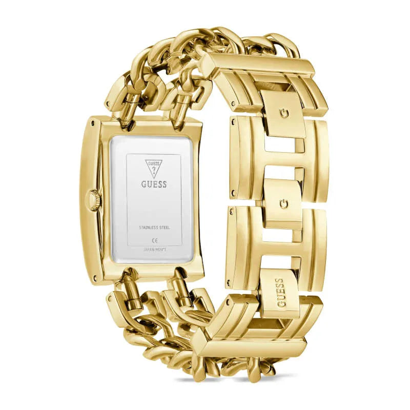 Gûess Analogue watch with chains 28 mm