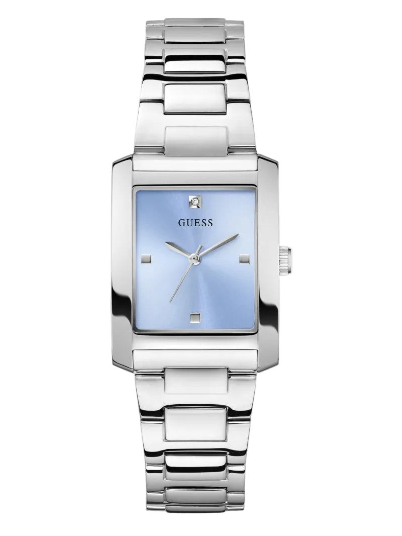 Guess Silver-Tone Analog Watch