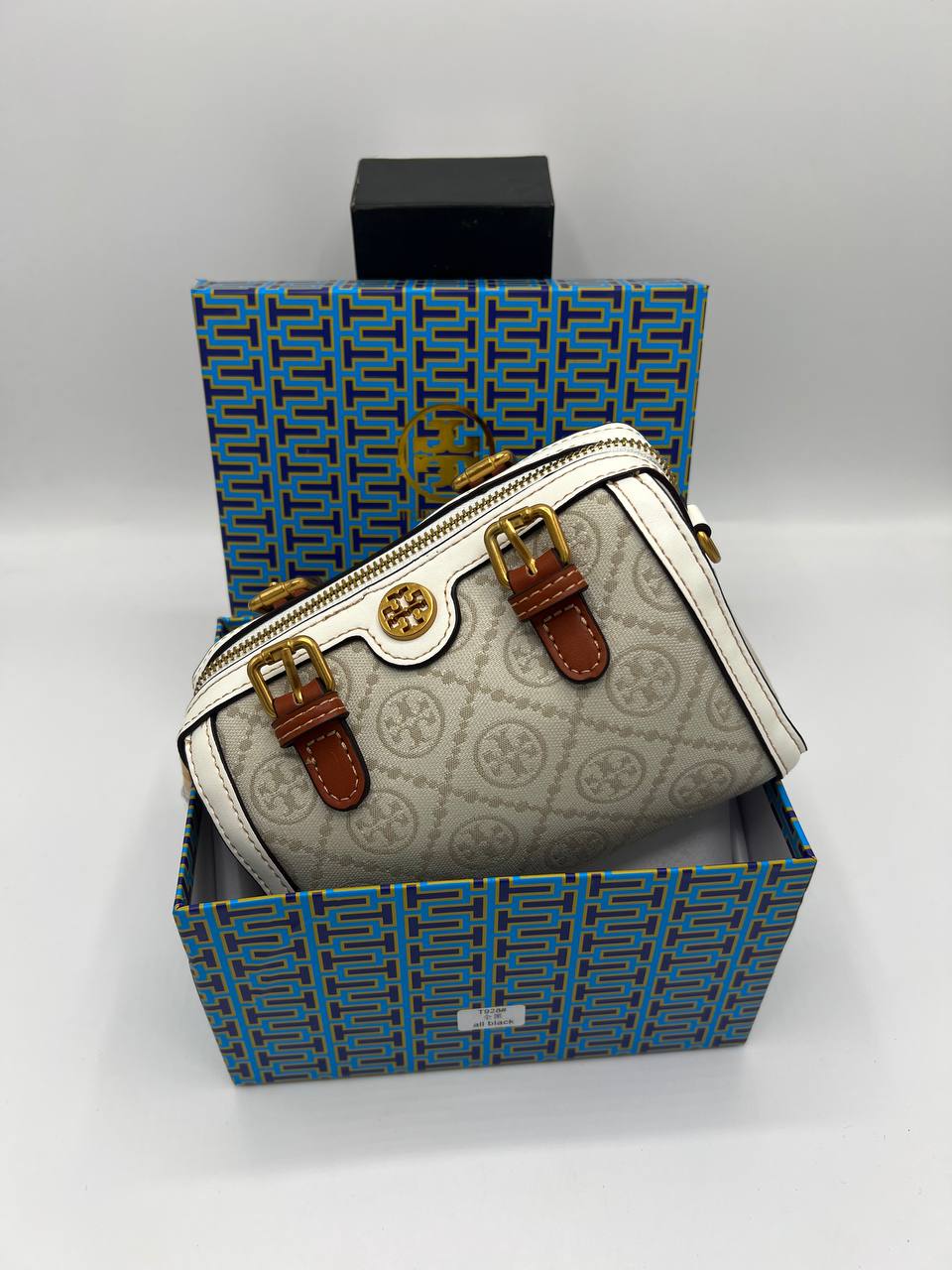 Sac à main Torÿ Bûrch, modèle T Monogram Petite Barrel à poignée supérieure