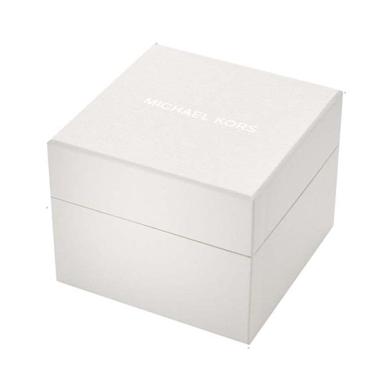 Montre à quartz Mich@el Kors avec cadran blanc nacré