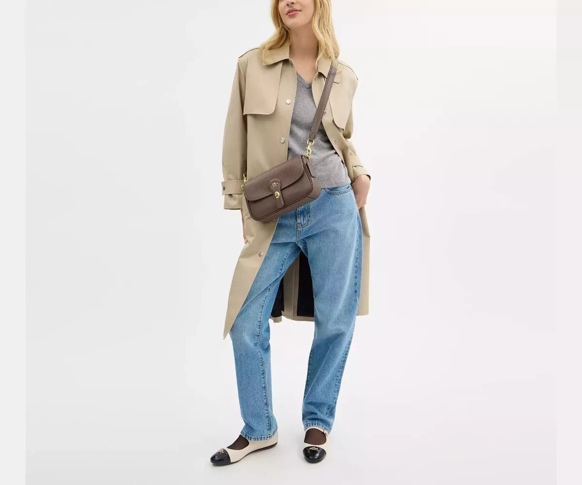 Co@ch Sac bandoulière Hadley Dark Stone CY683 Outlet