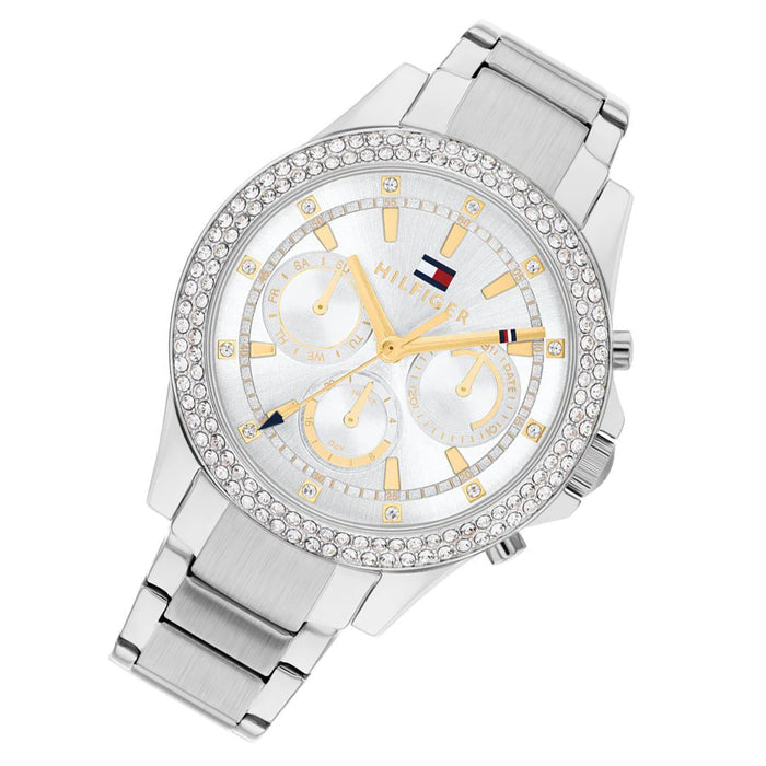 Montre multifonction Tommy Hilfiger en acier argenté pour femme - 1782677